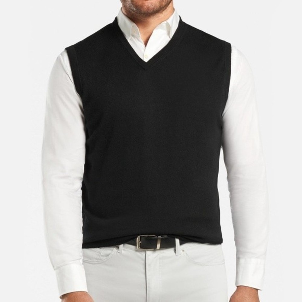 Peter Millar Wool Sweater Vest 100% Extra Fine Italian Merino Wool SOLD - Picture 2 of 10
